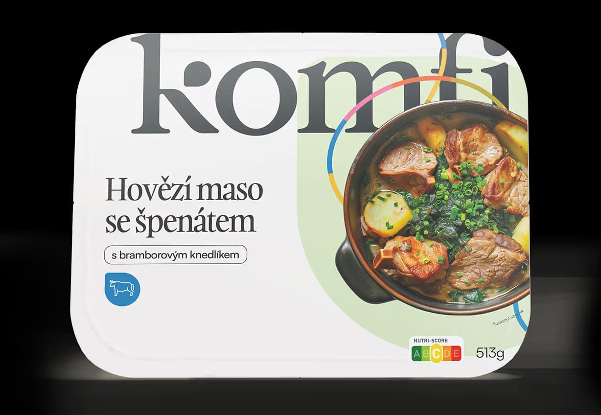 Krabička Komfi Bistro s hotovým jídlem